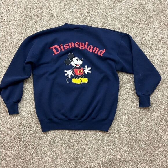 Vintage Disney Micky Mouse Crew Sweatshirt Men's L - Picture 1 of 7